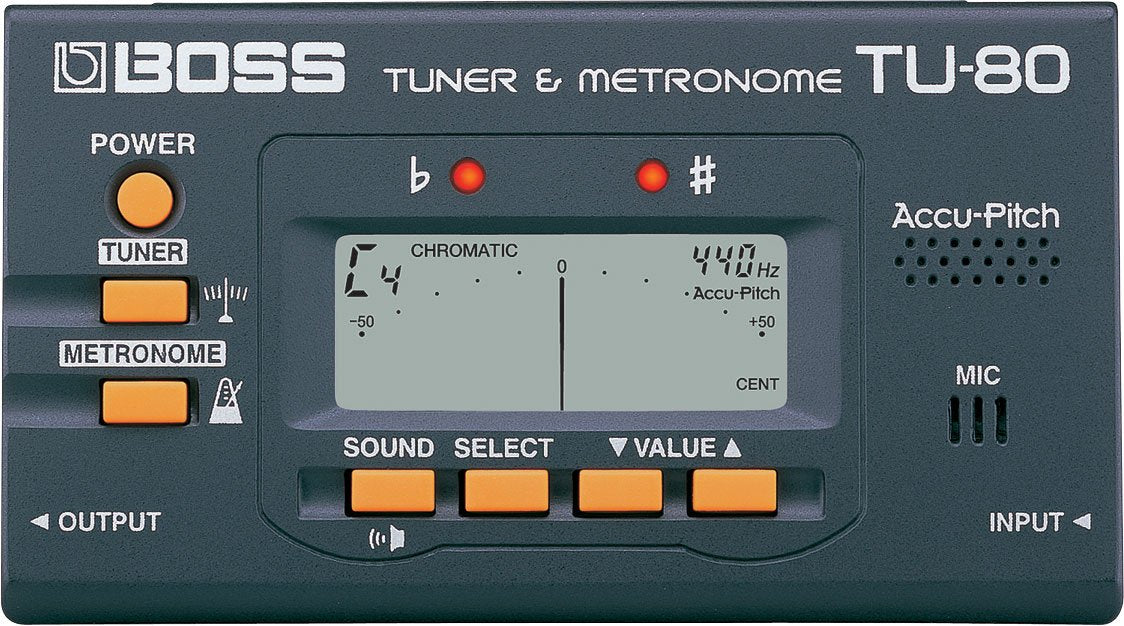 BOSS TU-80 TUNER & METRONOME