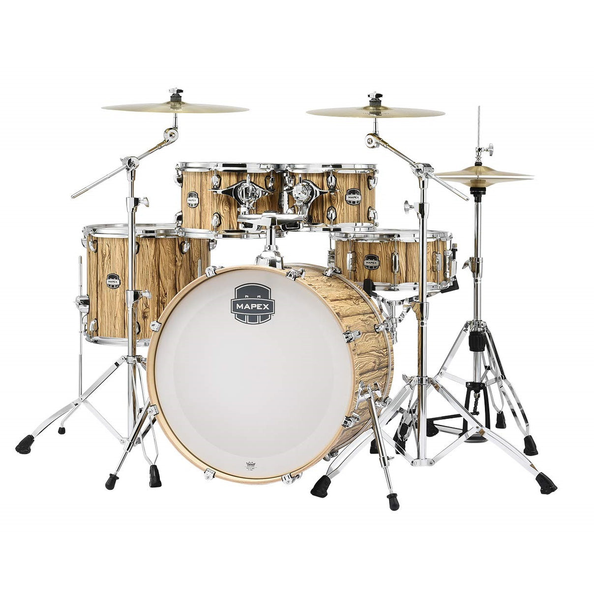 MAPEX MARS MA529SFIW 5-PIECE ROCK SHELL PACK ACOUSTIC DRUMSET - DRIFTWOOD (IW)