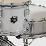 PDP PDCE2215KTDW Center Stage 5-Pieces Acoustic Drum Kit - Diamond White Sparkle