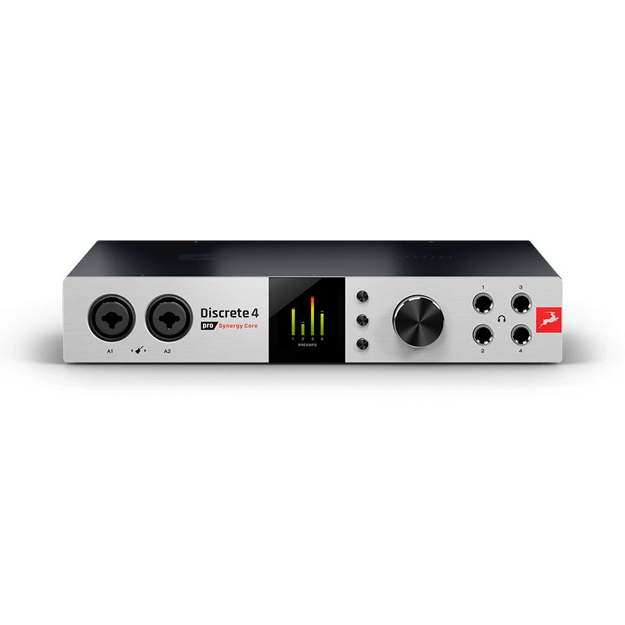 Antelope Audio Discrete 4 Pro Synergy Core 14 X 20 Desktop Audio Interface With Thunderbolt & USB For Mac Windows