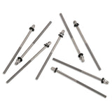 PDP PDAXTRTP11008 8-In-One Pack 110-Mm Snare/ Bass Drum True Pitch Tension Rods With Nylon Washer