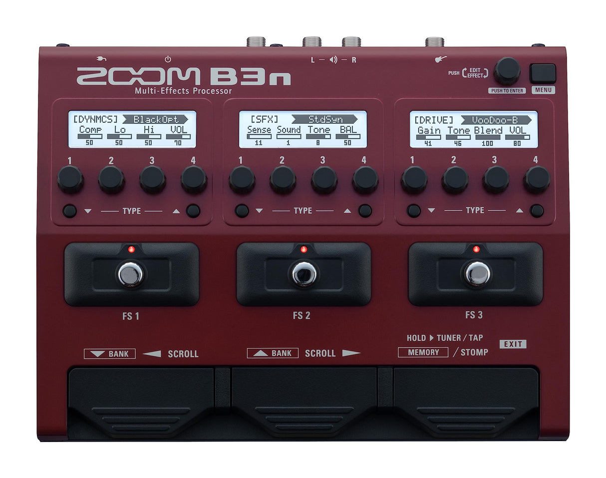 ZOOM B3N MULTI-EFFECTS PROCESSOR FOR BASSISTS