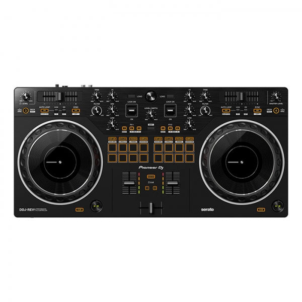 Pioneer DDJ-REV1 Scratch-Style 2-Channel DJ Controller For Serato DJ Lite (Black)