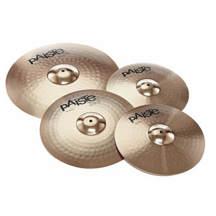 Paiste 201 Bronze Universal Cymbal Set 14 16 20