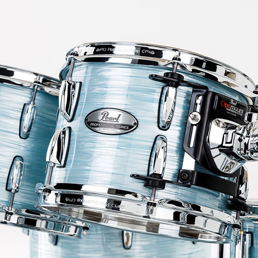 Pearl Professional Series PMX 5 Pcs Acoustic Drum Shell Pack PMX924XEDPC 414 - Ice Blue Oyster