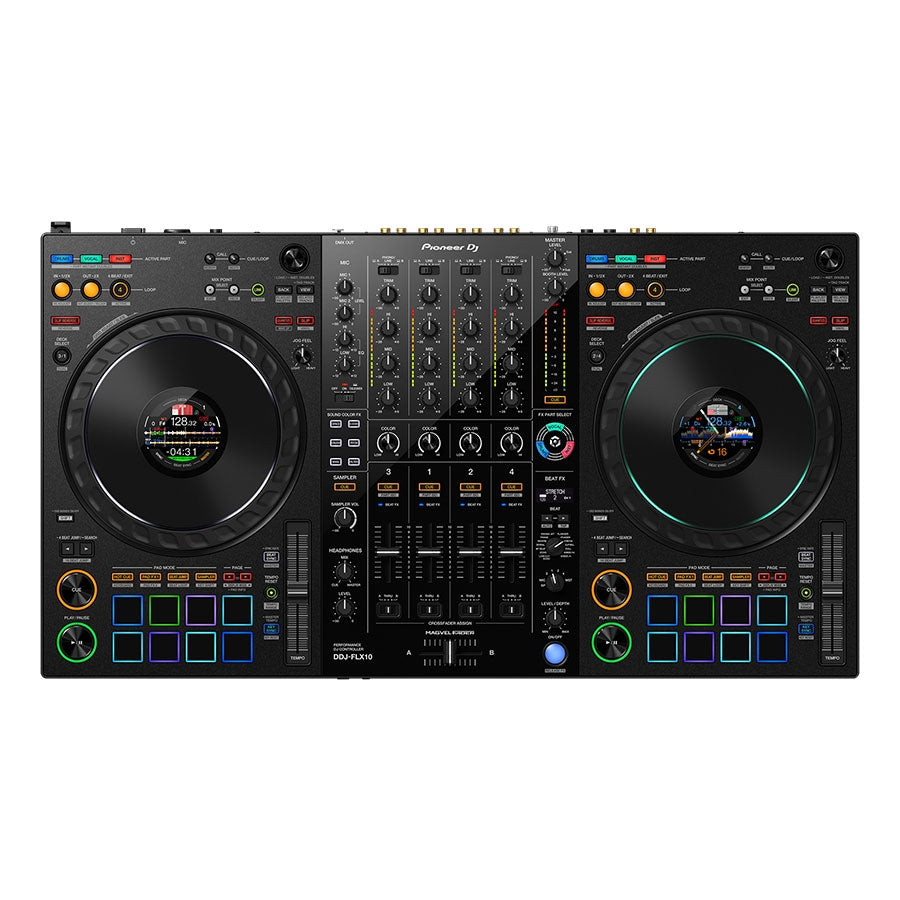 Pioneer DDJ-FLX10 4-channel DJ Performance Controller for Multiple DJ Applications