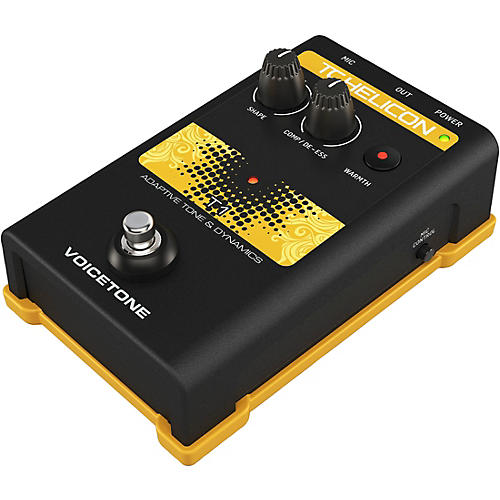 TC Helicon VoiceTone Single T1 Adaptive Tone & Dynamics Effects Pedal