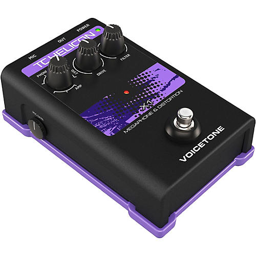 TC Helicon VoiceTone Single X1 Megaphone & Distortion Effects Pedal