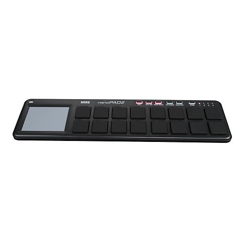 KORG nanoPAD2 Slim-Line USB Drum Pad Controller Black