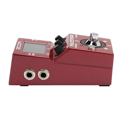 Zoom MS-60B+ MultiStomp Bass Effects Pedal Red