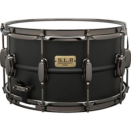 TAMA S.L.P. Big Black Steel Snare Drum With SKB Case