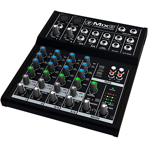 Mackie Mix8 8-Channel Compact Mixer