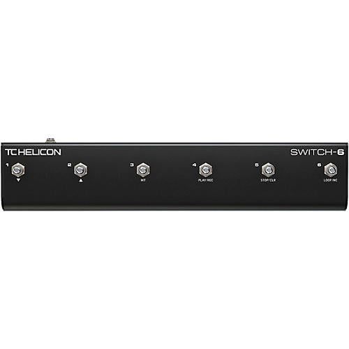 TC Helicon SWITCH-6 6-Button Footswitch Black