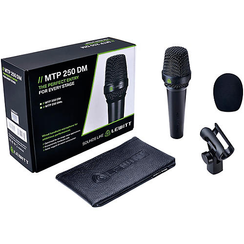 LEWITT MTP 840 DM Supercardioid Handheld Dynamic Vocal Microphone Black