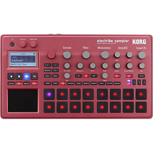 KORG electribe Sampler With V2.0 Software ESX Red