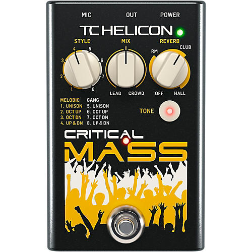 TC Helicon CRITICAL MASS Vocal Effects Pedal