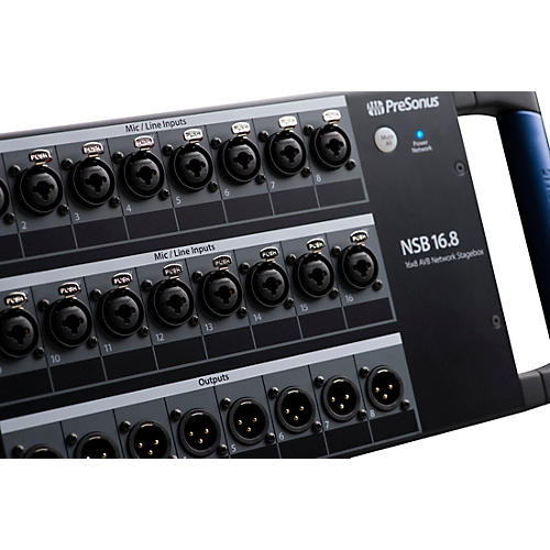 PreSonus NSB 16.8 AVB Network Stage Box 328 ft. Black