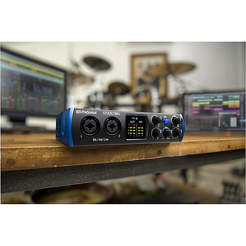 PreSonus Studio 24c USB-C 2x2 Audio/MIDI Interface