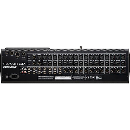 PreSonus StudioLive 32SX 32-Channel Mixer With 25 Motorized Faders and 64x64 USB Interface