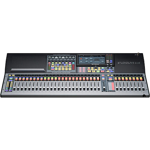 PreSonus StudioLive 64S 64-Channel Mixer With 43 Mix Busses, 33 Motorized Faders and 64x64 USB Interface