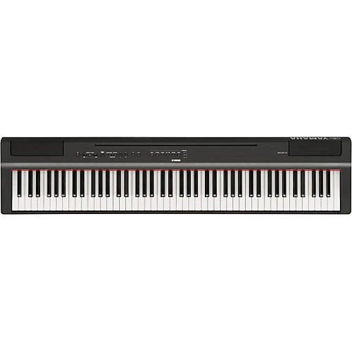 Yamaha P-125A Digital Piano Keyboard Package Black Essentials Package