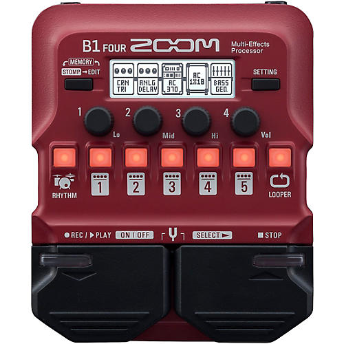 Zoom B1 FOUR Bass Multi-Effects Processor