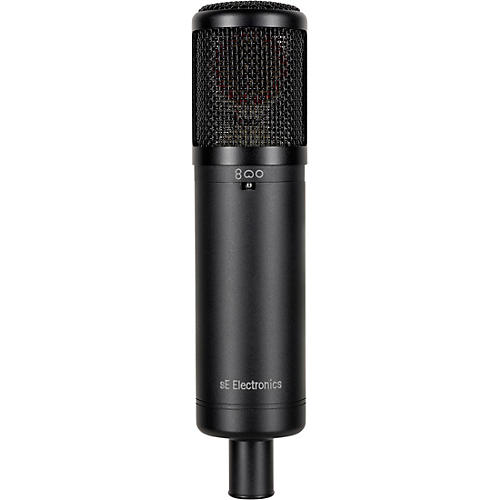 sE Electronics sE2300 microphone with shock mount,pop filter and thread adapter Black