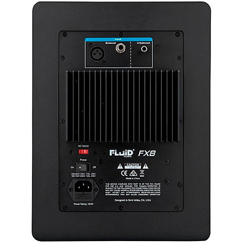 Fluid Audio FX8 8" Powered Studio Monitor (Each)