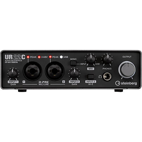 Steinberg UR22C 2-In/2-Out USB 3.0 Type C Audio Interface