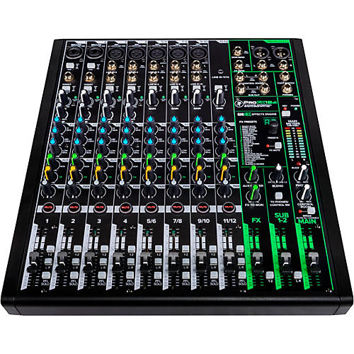 Mackie ProFX12v3+ 12-Channel Analog Mixer With Enhanced FX, USB Recording Modes and Bluetooth