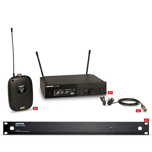 Shure SLXD 4 Lavalier Microphone Wireless Bundle Band G58