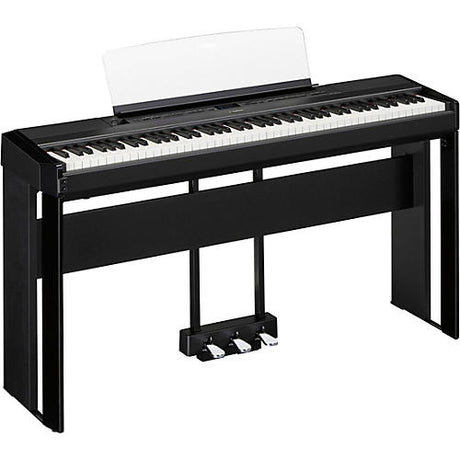 Yamaha P-515 Digital Piano With Matching Stand and LP-1 Pedal Unit Black