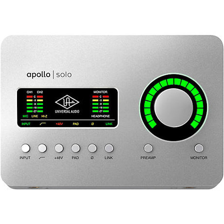 Universal Audio Apollo Solo USB Heritage Edition Interface With Shure SM7B, SRH 440 and Mic Cable