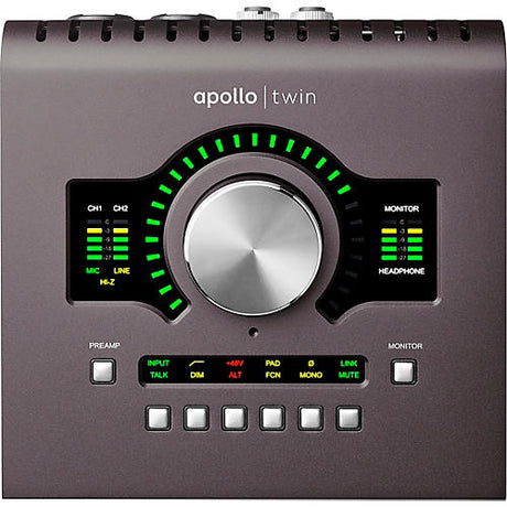 Universal Audio Apollo Twin MKII DUO Heritage Edition Interface With Shure SM7B, SRH 440 and Mic Cable