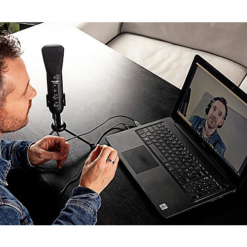 TASCAM TM-250U USB Condenser Microphone for Podcasting, Conferencing, and Computer Recording