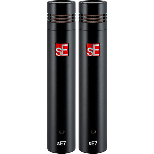 sE Electronics sE7 Small-Diaphragm Condenser Microphone - Matched Pair Black