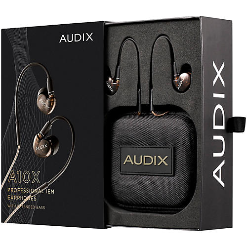 Audix A10X Single Driver Studio Earphones with Extended Bass