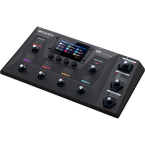 Zoom B6 Multi-Effects Processor for Bass Black