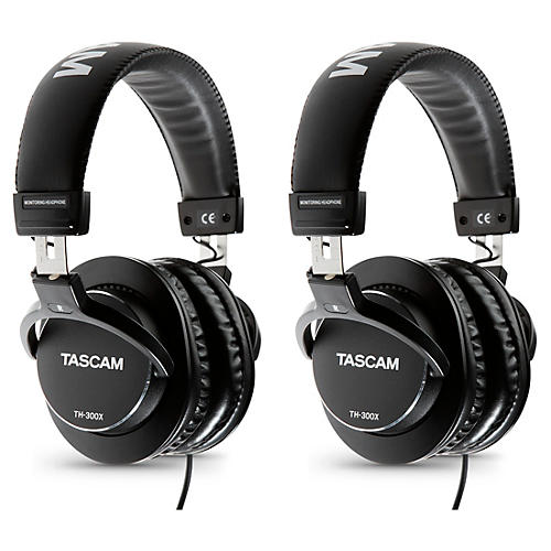 TASCAM Pack of Two TH-300X Studio Headphones