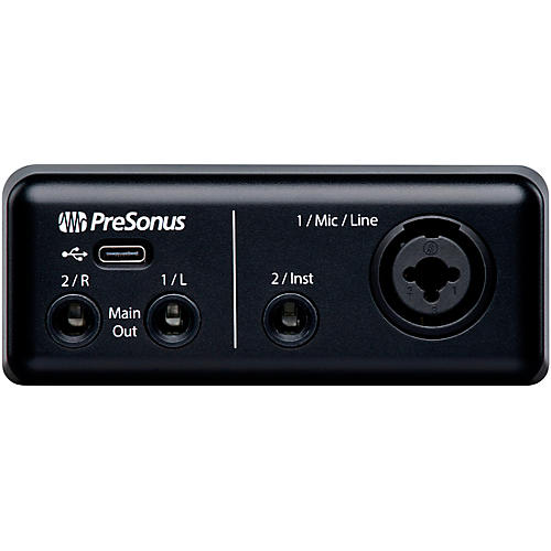 PreSonus AudioBox GO Ultra-Compact Mobile 2x2 USB Audio Interface