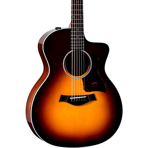 Taylor 214ce DLX Grand Auditorium Acoustic-Electric Guitar Tobacco Sunburst