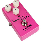 NUX Reissue Series Analog Delay With BBD Chipset Effects Pedal Pink