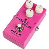 NUX Reissue Series Analog Delay With BBD Chipset Effects Pedal Pink