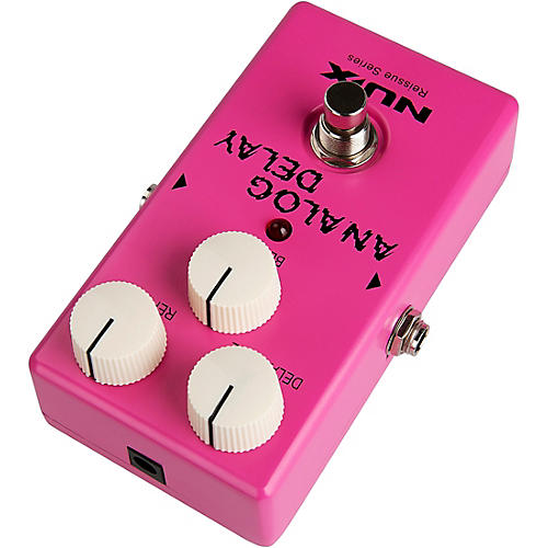 NUX Reissue Series Analog Delay With BBD Chipset Effects Pedal Pink