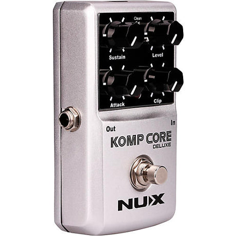 NUX Komp Core Deluxe Compressor Effects Pedal Silver