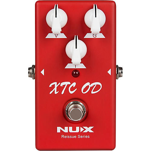 NUX Reissue Series XTC Overdrive Effects Pedal Red