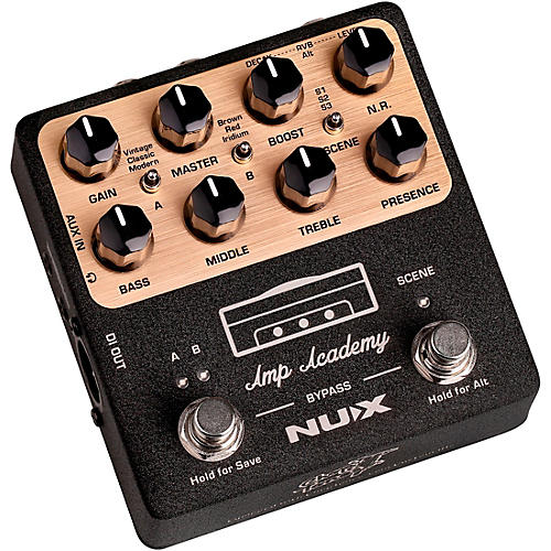 NUX Amp Academy Amp Modeler, IR Loader and Effects Pedal Black