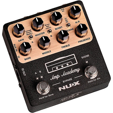 NUX Amp Academy Amp Modeler, IR Loader and Effects Pedal Black