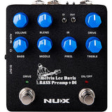 NUX Melvin Lee Davis Bass Preamp + DI Pedal Black