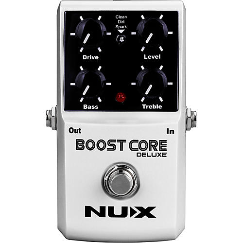 NUX Boost Core Deluxe Booster Effects Pedal Silver